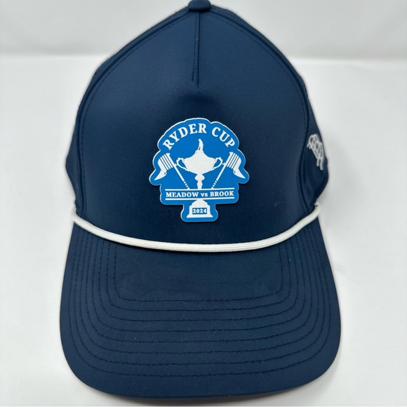 ryder cup Other - Ryder Cup 2024 Blue Meadow Vs Brook Adjusting Hat Golf Cap Breathable Adjustable